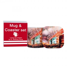 Mug and a coaster gift set - Living The Dream