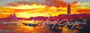 Sunset on Grand Canal, Venice