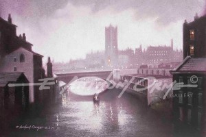 Victoria Bridge, Open Edition Print by E Anthony Orme